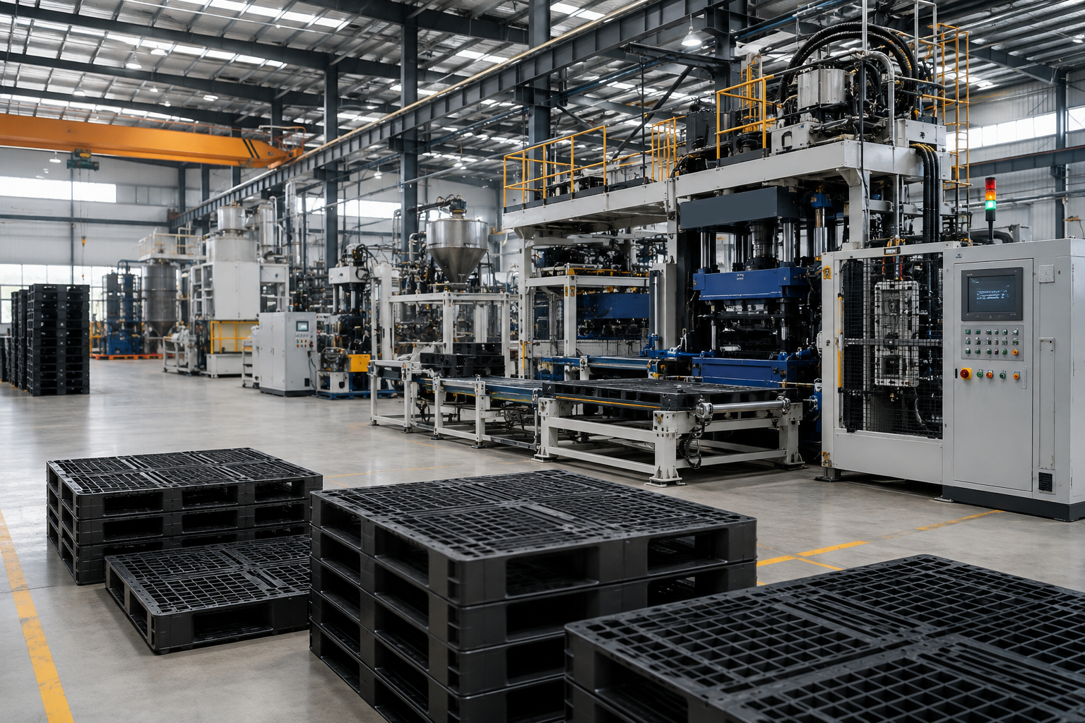 Manufacturing industry illustration