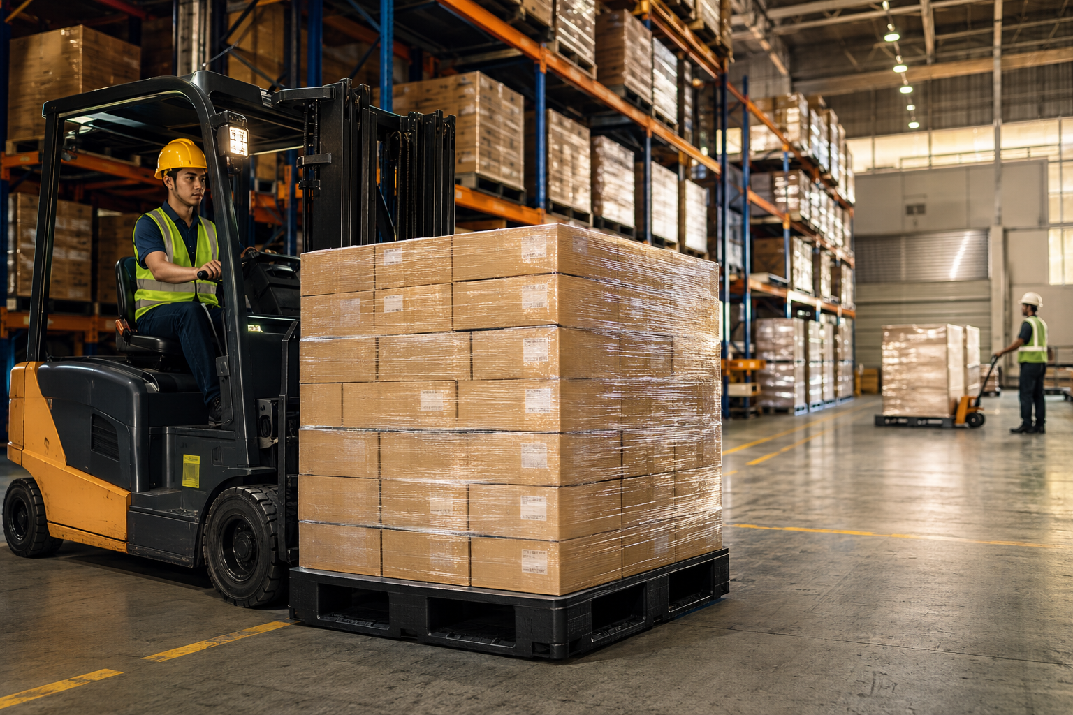 Warehouse & Logistics industry illustration